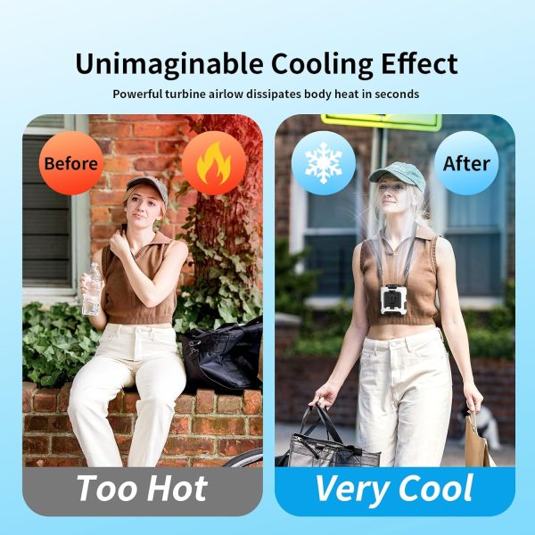 Socool Portable Waist Fan Rechargeable 10000mAh Outdoor-8