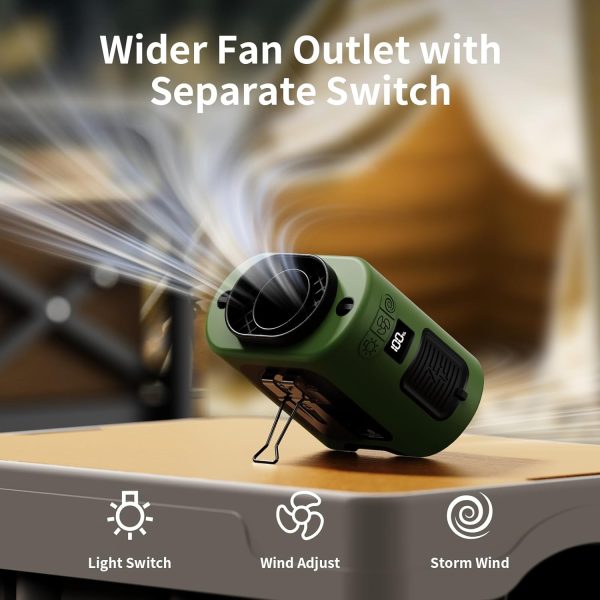 Socool Fan Wearable Cooling Fan 5 in 1 Portable Clip Fan-6