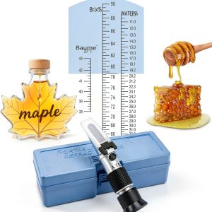 HunterBee Refractometer Brix Honey Maple Syrup Professional-0