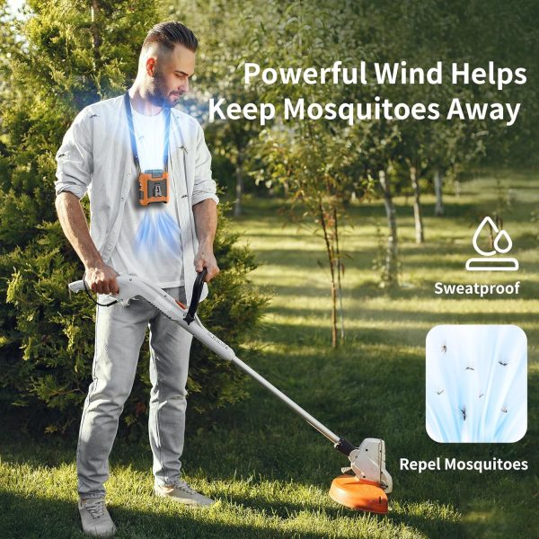Socool Fan Portable Waist Fan 5 Speeds Rechargeable Battery-6