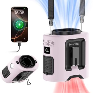 Portable Cooling Fan Wearable 5 in 1 Design Rechargeable-0