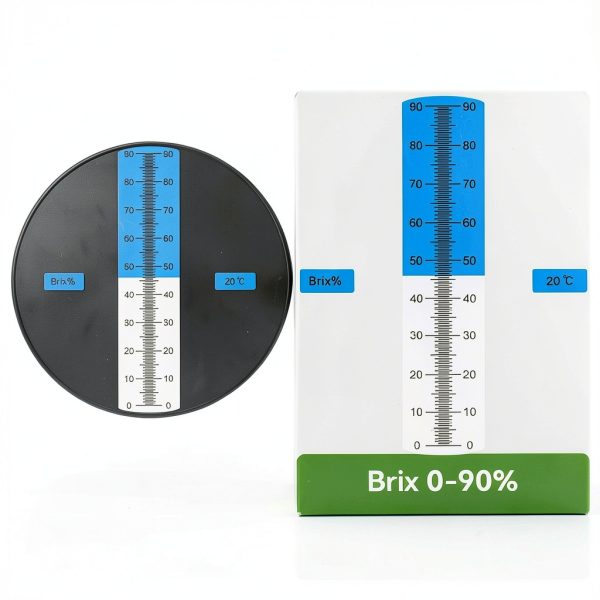 NEEBETEK Brix Refractometer 0-90% Range ATC Durable-2