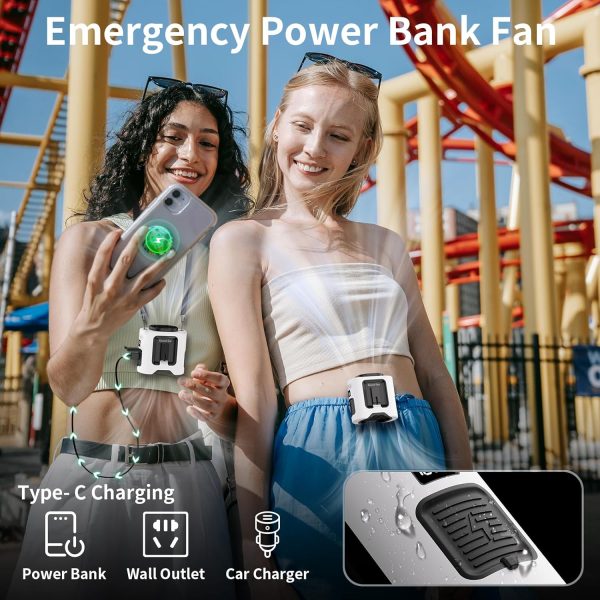 Socool Portable Waist Fan Rechargeable 5 in 1 Wearable-5