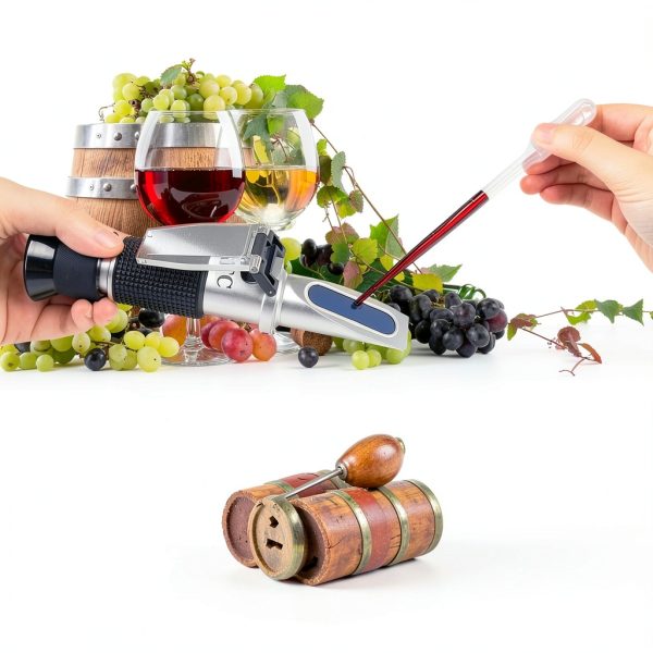 HyVisTek Refractometer Brix Alcohol Baume Homebrewers-1
