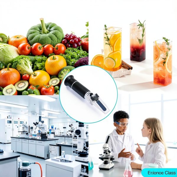 KiyHemo Sugar Refractometer Lab Tool ATC Durable-3
