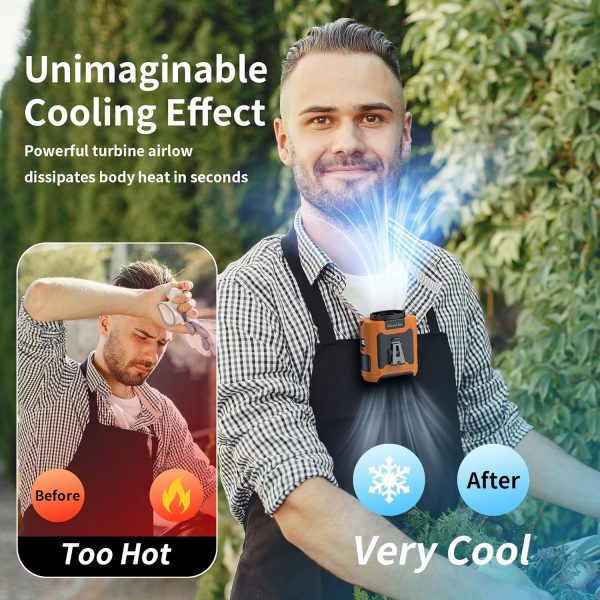 Socool Fan Portable Waist Fan 5 Speeds Rechargeable Battery-7