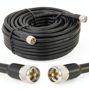 MOOKEERF RG213 Coaxial Cable 75FT Male Male-0