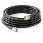 G-PLUG RG8X Coaxial Cable 30FT Black Male-to-Male-0