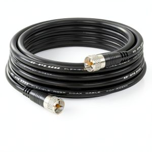 G-PLUG RG8X Coaxial Cable 30FT Black Male-to-Male-0