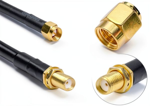SMA Male to SMA Female Cable GEMEK Low Loss Coax-6