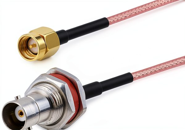 SMA to BNC Cable Superbat Coaxial Connector 6inch-1