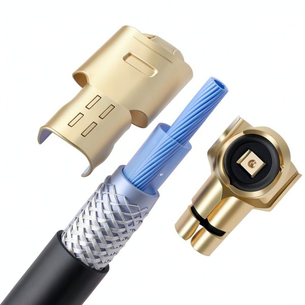 TUOLNK Coaxial Cable 6inch Black Male-to-Female-4