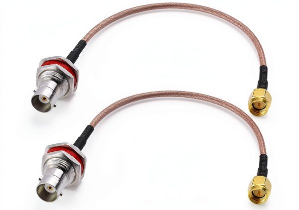 SMA to BNC Cable Superbat Coaxial Connector 6inch-0