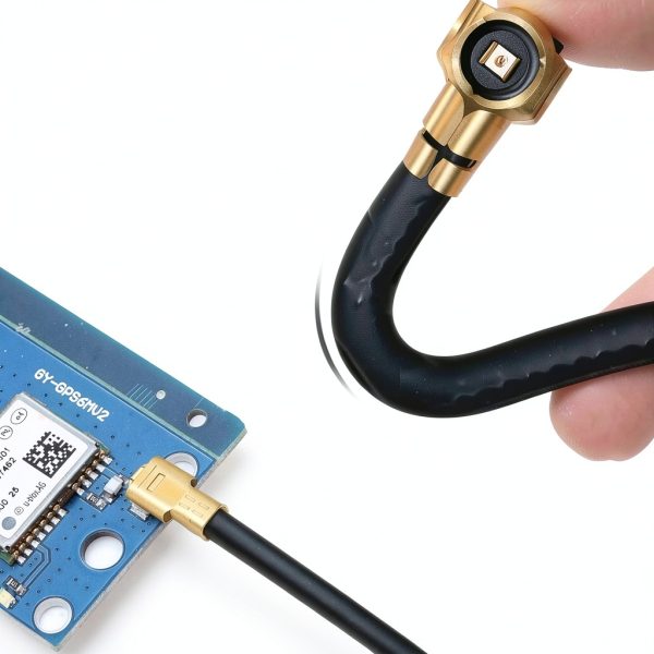TUOLNK Coaxial Cable 6inch Black Male-to-Female-3