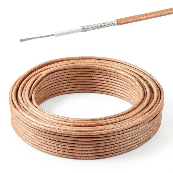 XRDS RF Coaxial Cable 50 FT Brown RG316-0