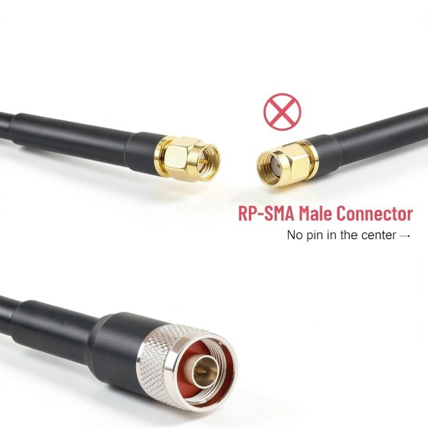 RF SMA to N Coax Cable XRDS-RF 10 Feet-2