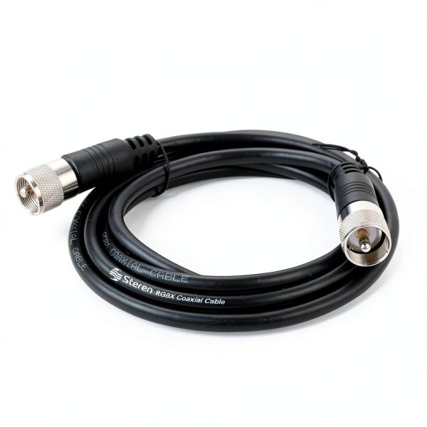 RG8X Coaxial Cable Steren Black 50ft Male-0