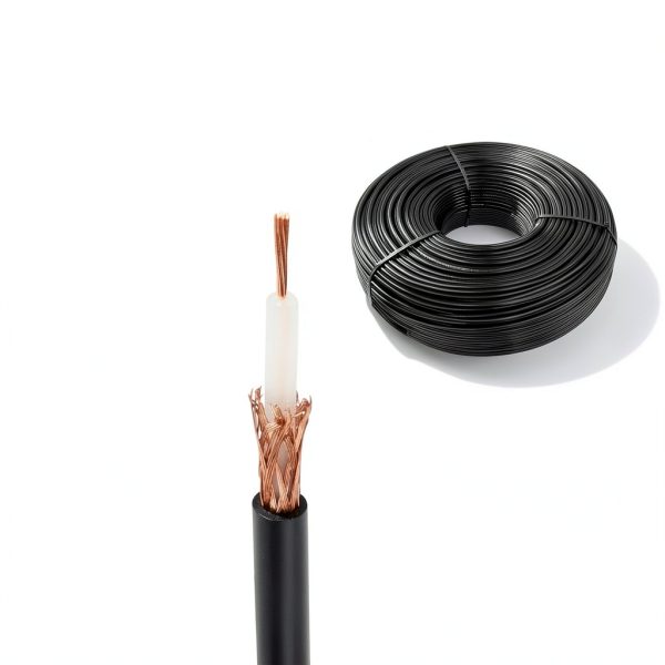 RG174 Coaxial Cable 50FT Waterproof PVC RJ45 Male-to-Male by MOOKEERF-1