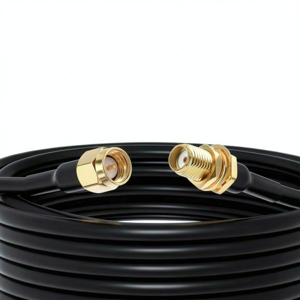 YOTENKO SMA Male to Female Coaxial Cable 32.8FT Shielded Low Loss-1
