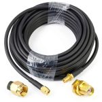 YOTENKO SMA Male to Female Coaxial Cable 32.8FT Shielded Low Loss-0