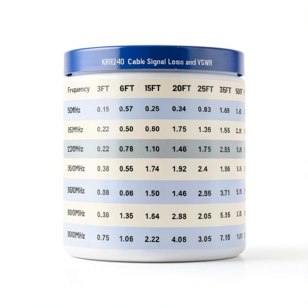 SMA Coaxial Cable MOOKEERF KMR240 SMA Male to Male 6GHz Low Loss 3ft-6