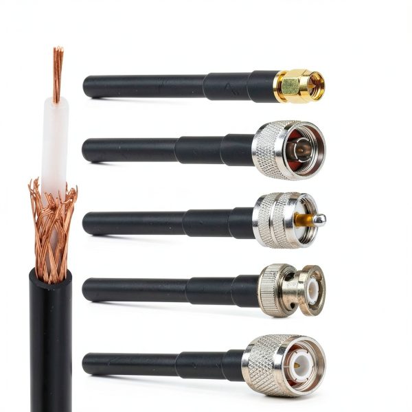 RG174 Coaxial Cable 50FT Waterproof PVC RJ45 Male-to-Male by MOOKEERF-2