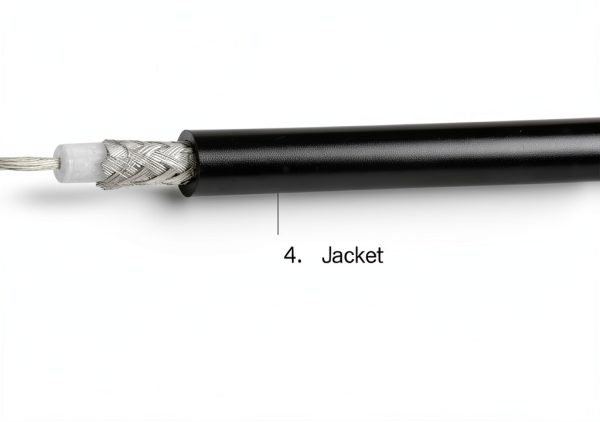 Superbat UHF PL-259 Male to Male Coax Cable 2ft Low Loss Waterproof-3