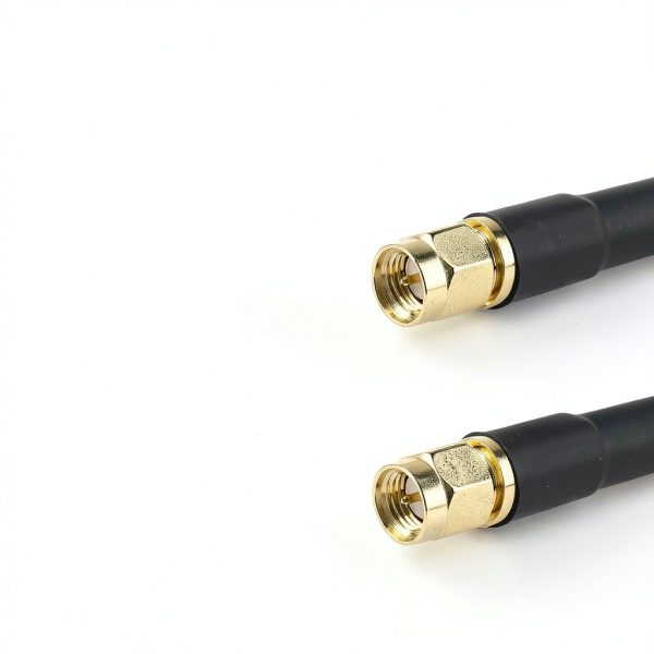 SMA Coaxial Cable MOOKEERF KMR240 SMA Male to Male 6GHz Low Loss 3ft-1