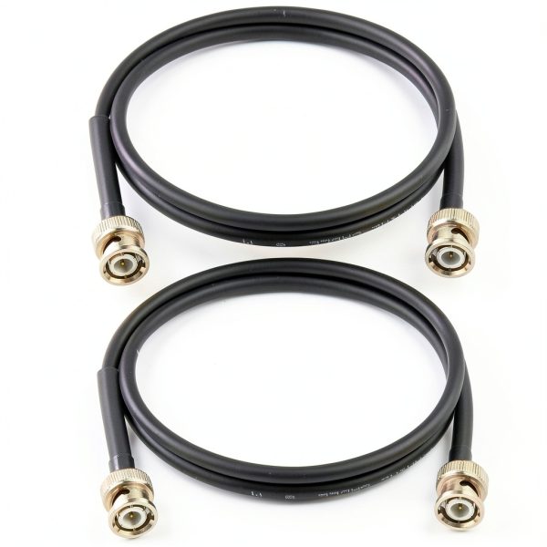 Ullnosoo BNC Coaxial Cable 2ft Male to Male Low Loss Weatherproof-0