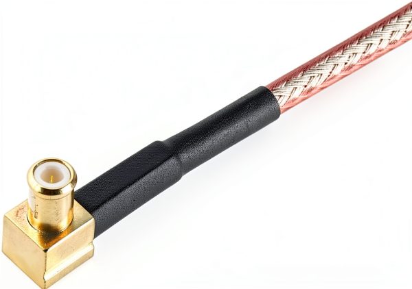 Coaxial Cable RG081 6in MCX Male to SMA Female Low Loss Pure Brass-1