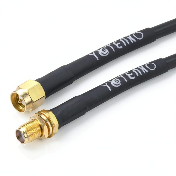 YOTENKO SMA Male to Female Coaxial Cable 32.8FT Shielded Low Loss-6