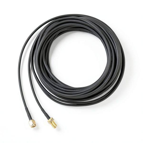 Doimi SMA Coaxial Cable Extension 33ft Braided Lightweight Black-0