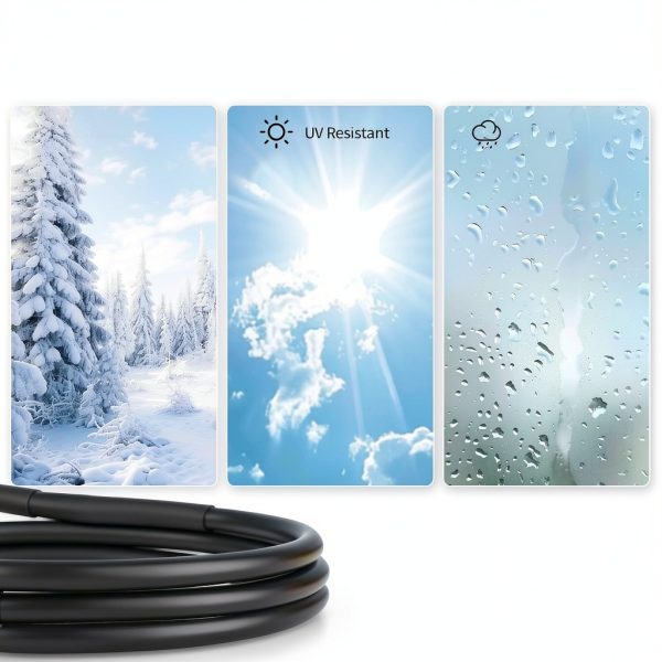 Ullnosoo BNC Coaxial Cable 2ft Male to Male Low Loss Weatherproof-6