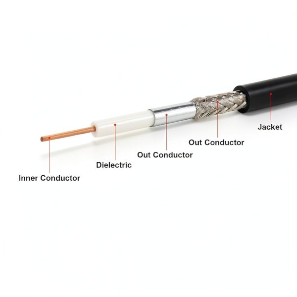 PL-259 UHF CB Coax Cable 3FT MOOKEERF Low Loss RG58 PL259 Male-Female-3
