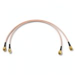 BINGFU SMA Male to SMA Male RG316 Coaxial Jumper Cable 12in 2-Pack-0