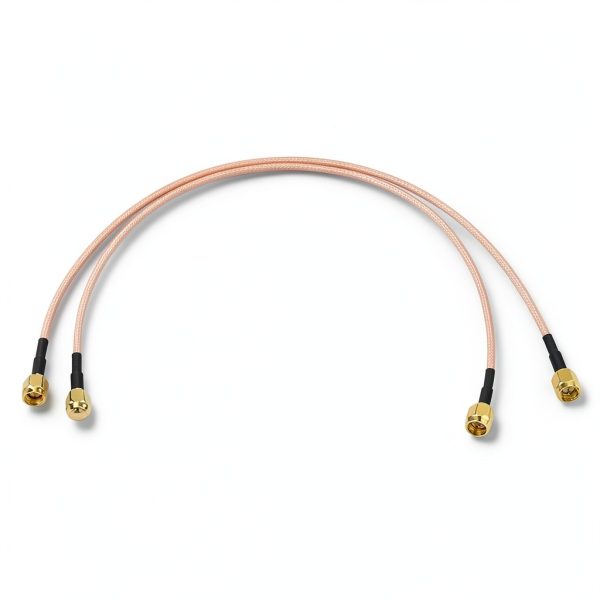 BINGFU SMA Male to SMA Male RG316 Coaxial Jumper Cable 12in 2-Pack-0