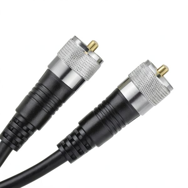 RG8x Coaxial Cable 50ft by RFAdapter Low Loss UHF PL259 Male to Male-1