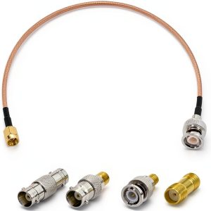 SMA to BNC Cable Kit Superbat 6in SMA Male to BNC Male + 5 Adapters-0