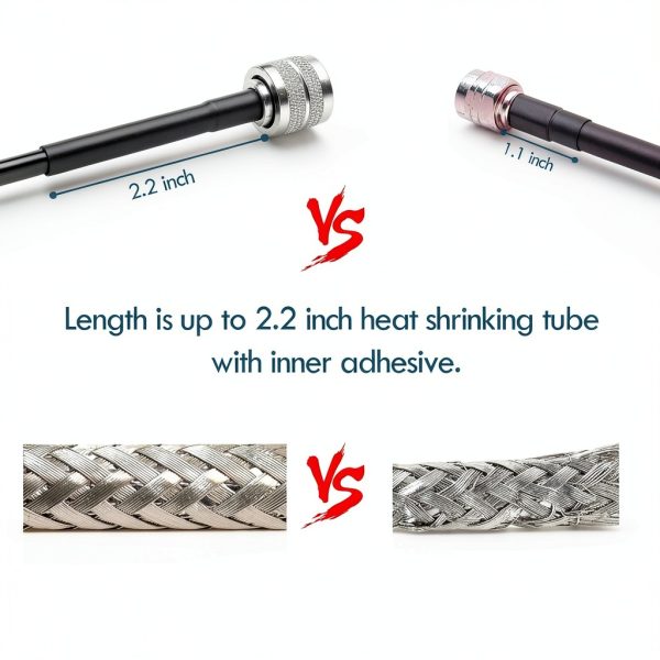 PL-259 UHF CB Coax Cable 3FT MOOKEERF Low Loss RG58 PL259 Male-Female-2