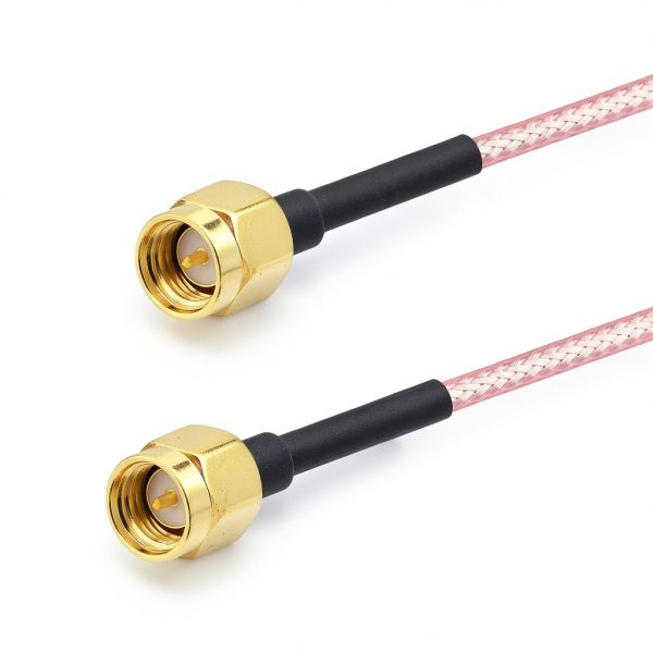 BINGFU SMA Male to SMA Male RG316 Coaxial Jumper Cable 12in 2-Pack-2