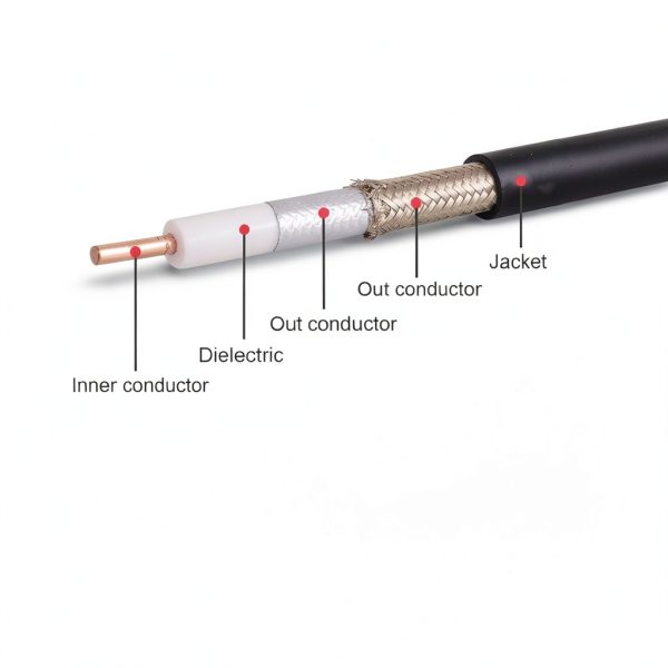 BNC Cable 3FT 2-Piece RG58 50Ω Male-Male Low-Loss Coaxial by MOOKEERF-2