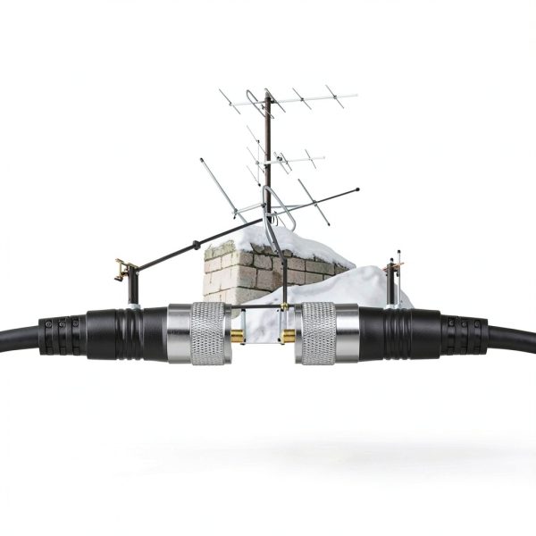 RG8x Coaxial Cable 50ft by RFAdapter Low Loss UHF PL259 Male to Male-3