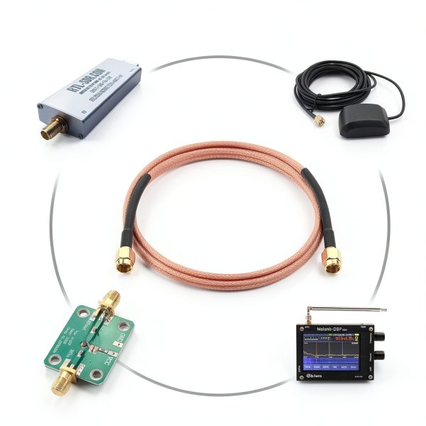 XRDS -RF RG316 SMA Male to SMA Male Coaxial Cable 3FT, 2 Pack Flexible SMA Extension Antenna Cable for WiFi Antenna, Router, SDR, FPV, GPS, Test Equipment-4