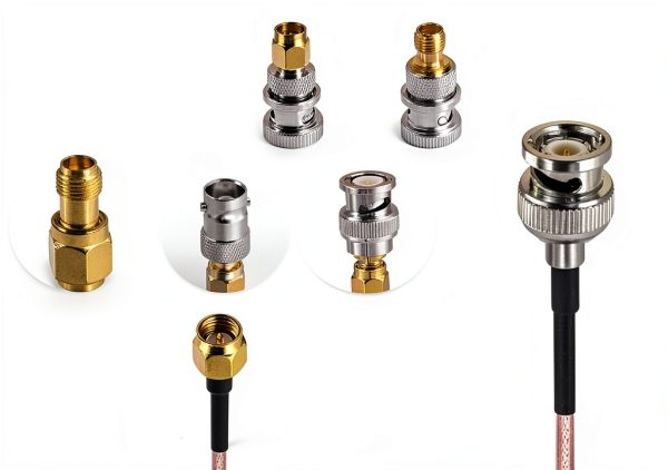 SMA to BNC Cable Kit Superbat 6in SMA Male to BNC Male + 5 Adapters-4